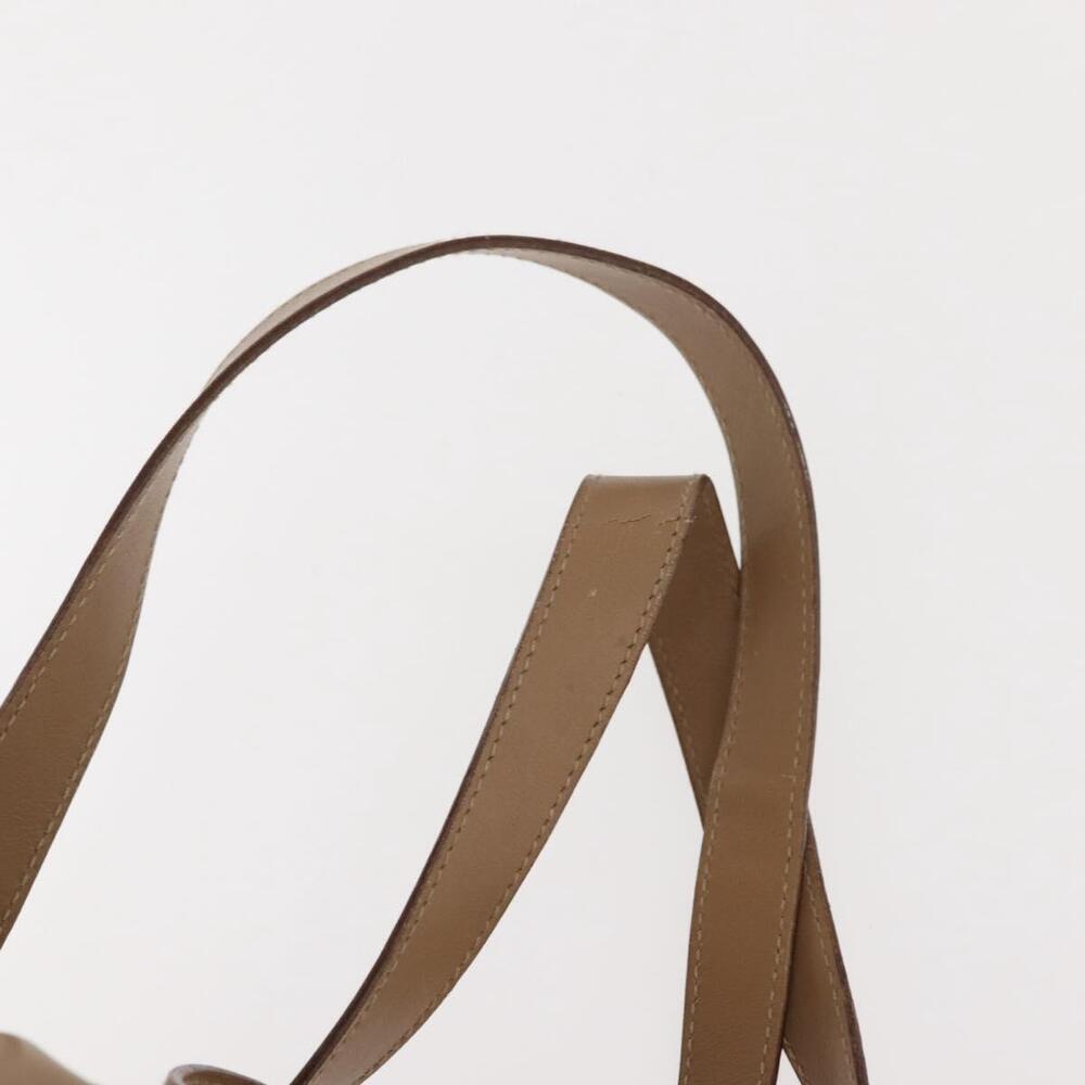 GUCCI Bamboo Backpack Leather Beige Gold 003 3444 0030 Auth ep11512 - Picture 16 of 16